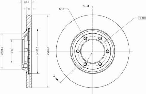 Remy RAD2829C - Тормозной диск autodnr.net