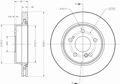 Remy RAD2840C - Тормозной диск avtokuzovplus.com.ua