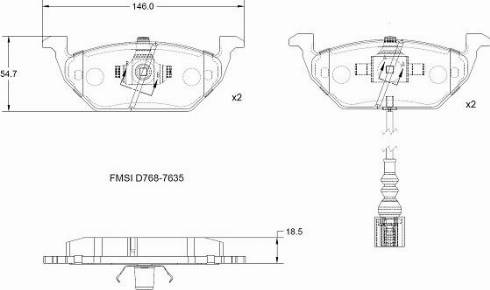 Remy RAP1014 - Гальмівні колодки, дискові гальма autocars.com.ua