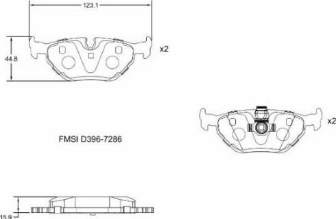 Remy RAP1057 - Гальмівні колодки, дискові гальма autocars.com.ua