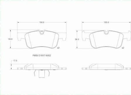 Remy RAP1319 - Гальмівні колодки, дискові гальма autocars.com.ua