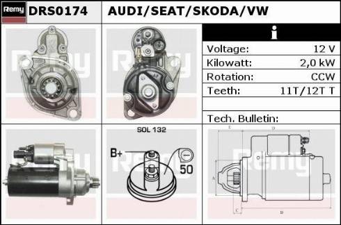 Remy RAS31285 - Стартер autocars.com.ua