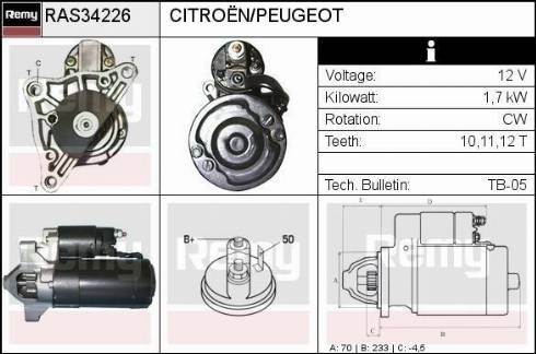 Remy RAS34226 - Стартер autodnr.net