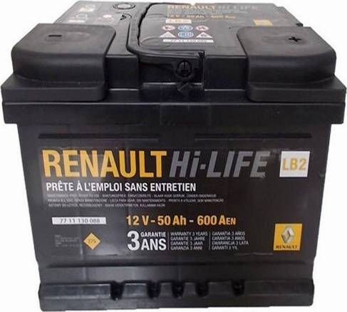 RENAULT 7711130088 - Стартерная аккумуляторная батарея, АКБ autodnr.net