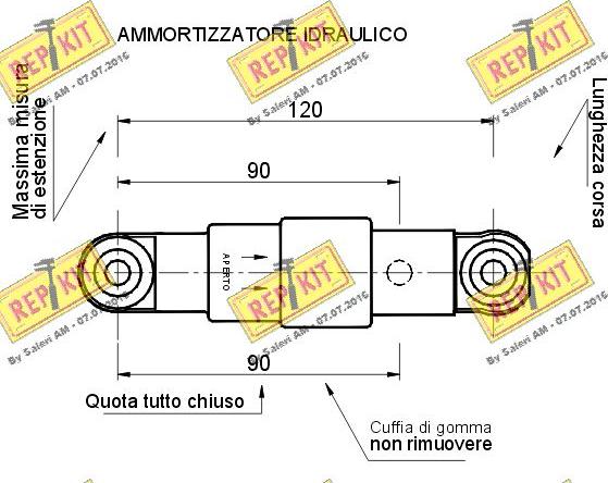 REPKIT RKT2316 - Амортизатор, поліклиновий ремінь autocars.com.ua