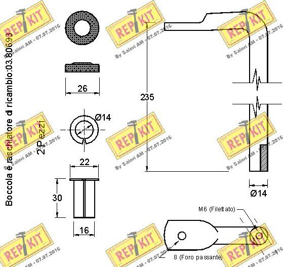 REPKIT RKT2408/235/45 - Натяжитель, поликлиновый ремень autodnr.net