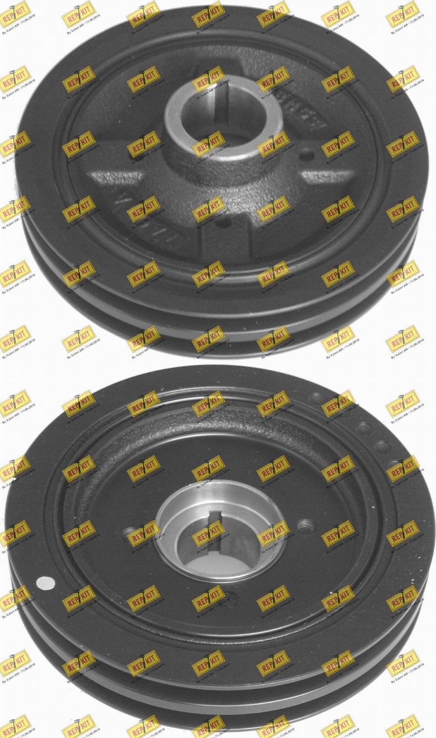 REPKIT RKT9154 - Ремінний шків, колінчастий вал autocars.com.ua