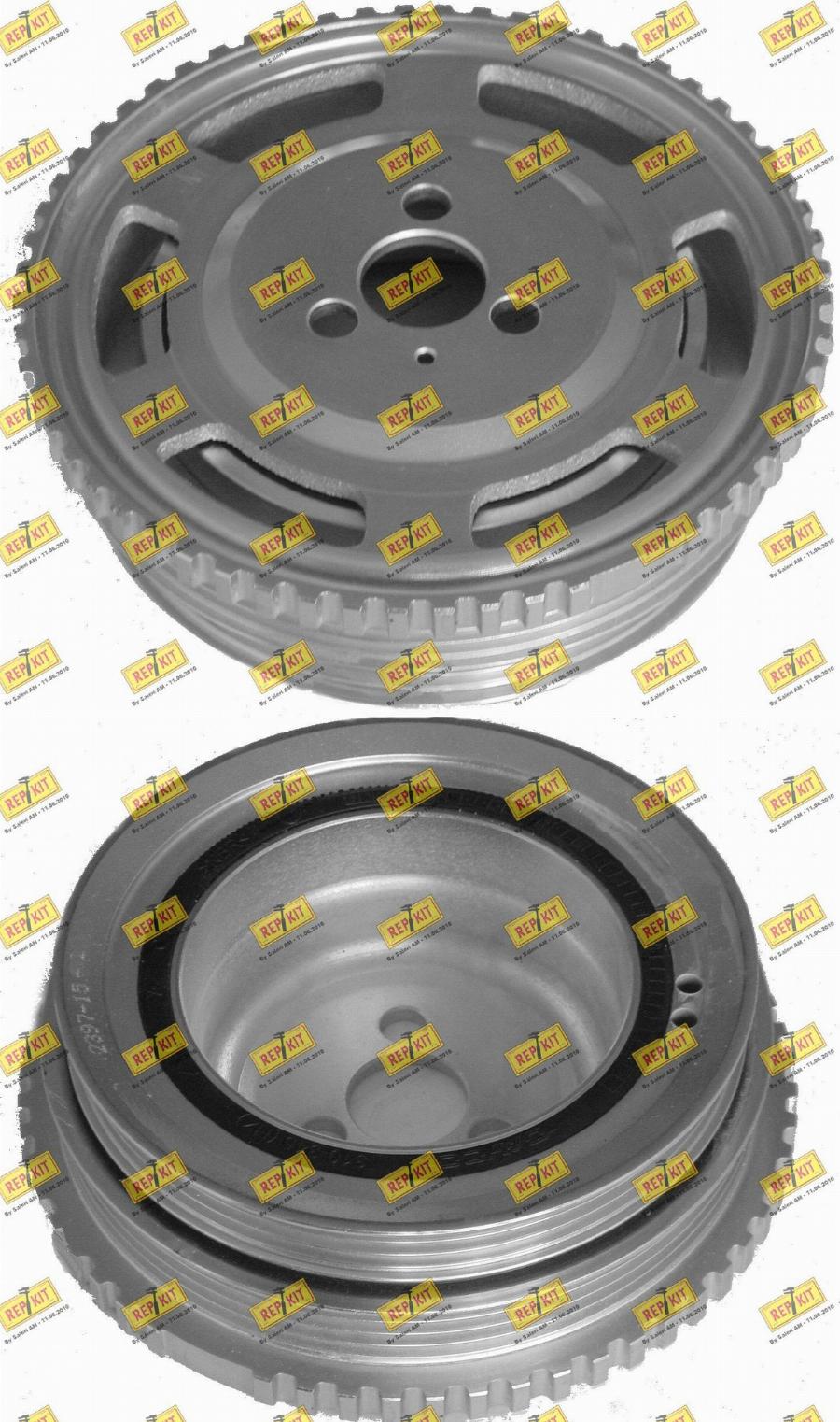 REPKIT RKT9166 - Ремінний шків, колінчастий вал autocars.com.ua