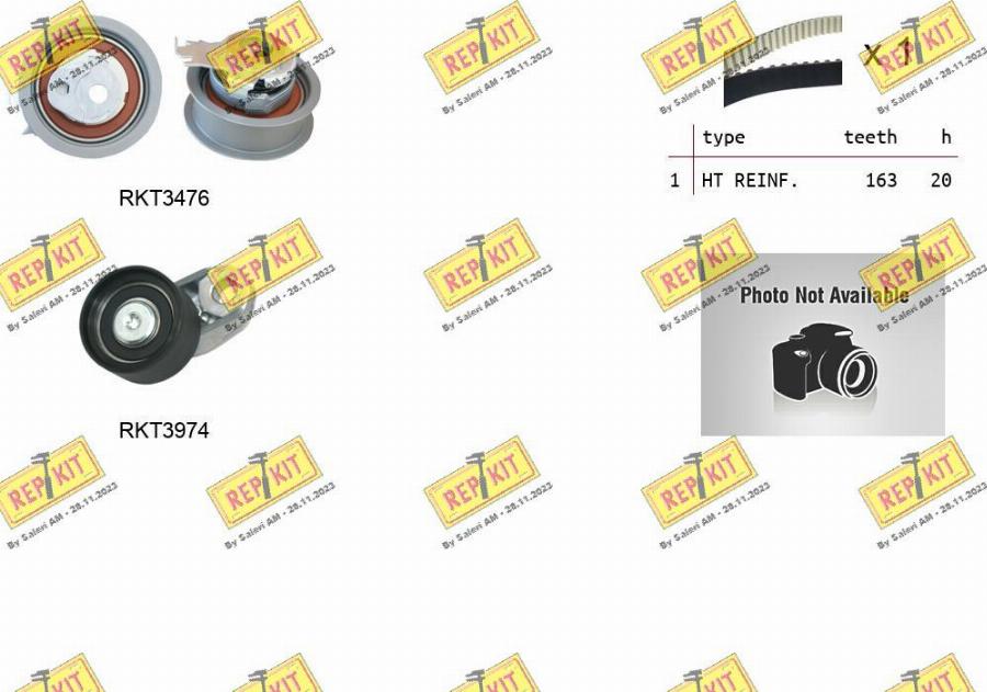 REPKIT RKTK1299 - Комплект ремня ГРМ autodnr.net