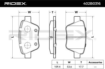 Akebono AN-7018K - Гальмівні колодки, дискові гальма autocars.com.ua