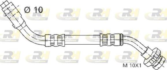 Roadhouse 1903.86 - Гальмівний шланг autocars.com.ua