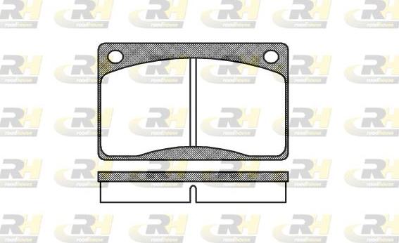 Roadhouse 2042.30 - Гальмівні колодки, дискові гальма autocars.com.ua