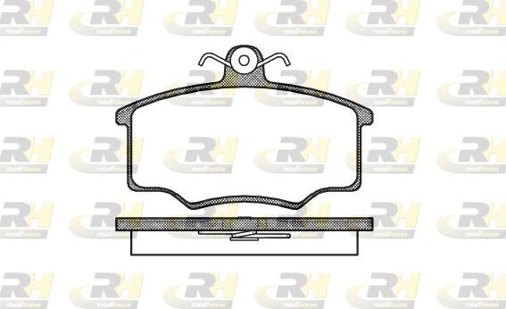 Roadhouse 2046.20 - Гальмівні колодки, дискові гальма autocars.com.ua