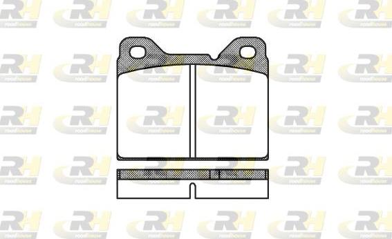 Roadhouse 2081.00 - Тормозные колодки, дисковые, комплект autodnr.net