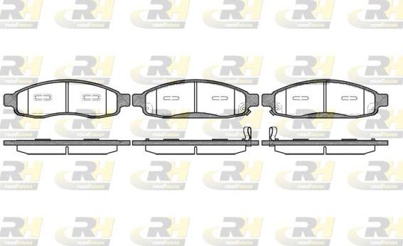 Roadhouse 21094.12 - Тормозные колодки, дисковые, комплект autodnr.net