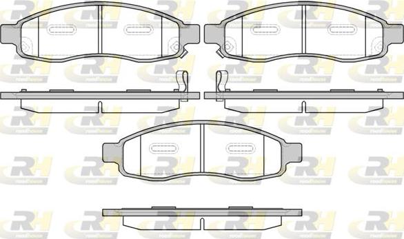 Roadhouse 21094.32 - Тормозные колодки, дисковые, комплект autodnr.net