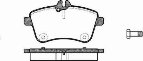 Alpha Brakes HKP-ME-038 - Гальмівні колодки, дискові гальма autocars.com.ua