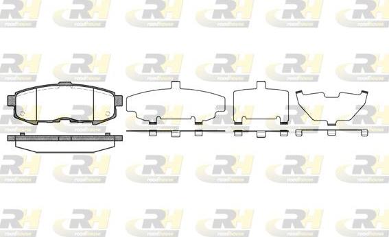 Roadhouse 21160.00 - Гальмівні колодки, дискові гальма autocars.com.ua