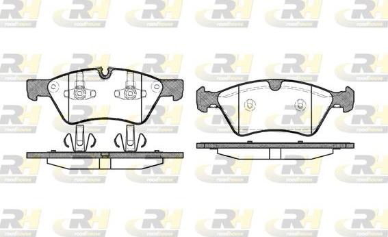 Roadhouse 21179.00 - Гальмівні колодки, дискові гальма autocars.com.ua