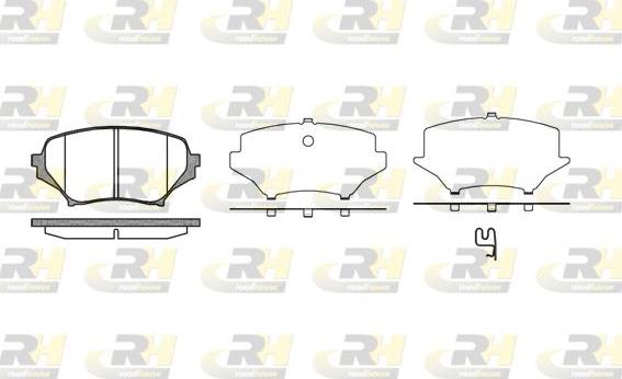 Roadhouse 21189.01 - Тормозные колодки, дисковые, комплект autodnr.net