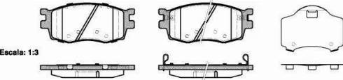 Alpha Brakes HKP-KA-323 - Гальмівні колодки, дискові гальма autocars.com.ua