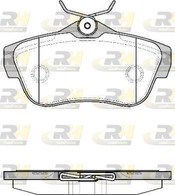 Roadhouse 21299.00 - Тормозные колодки, дисковые, комплект avtokuzovplus.com.ua