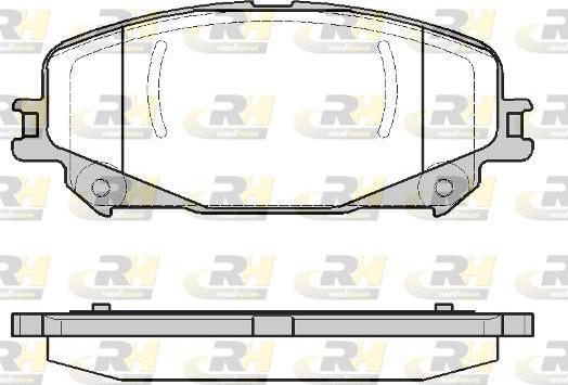 Roadhouse 21318.30 - Гальмівні колодки, дискові гальма autocars.com.ua