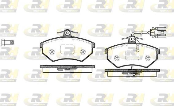 Roadhouse 2134.82 - Тормозные колодки, дисковые, комплект autodnr.net