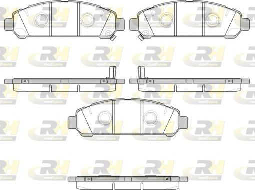 Roadhouse 21357.02 - Тормозные колодки, дисковые, комплект autodnr.net