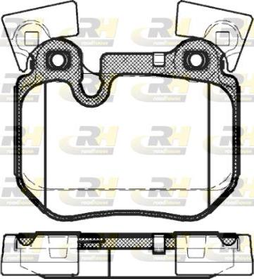 Roadhouse 21373.00 - Гальмівні колодки, дискові гальма autocars.com.ua