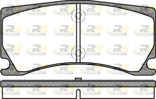 Roadhouse 21378.00 - Тормозные колодки, дисковые, комплект autodnr.net