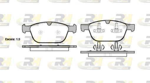 Roadhouse 21397.00 - Гальмівні колодки, дискові гальма autocars.com.ua