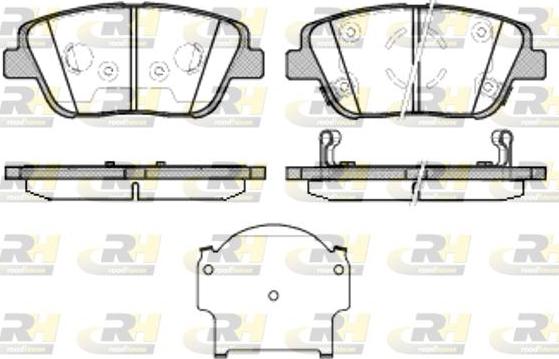 Roadhouse 21423.02 - Гальмівні колодки, дискові гальма autocars.com.ua