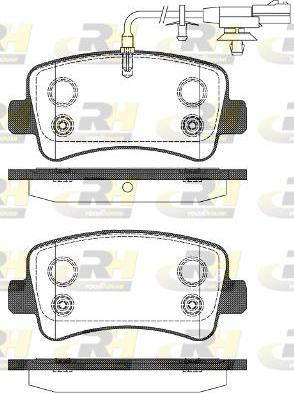 Roadhouse 21439.11 - Гальмівні колодки, дискові гальма autocars.com.ua