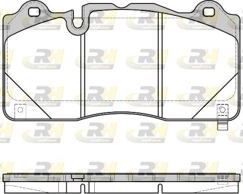 Roadhouse 21445.12 - Гальмівні колодки, дискові гальма autocars.com.ua