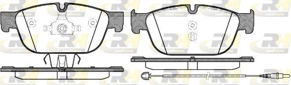 Roadhouse 21451.01 - Тормозные колодки, дисковые, комплект avtokuzovplus.com.ua