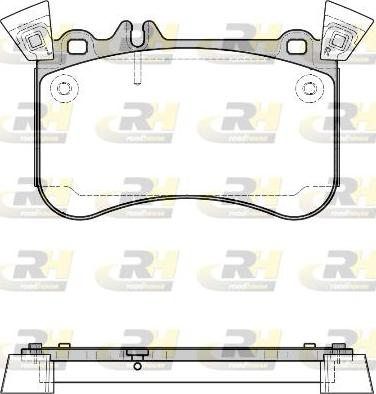 Roadhouse 21465.10 - Гальмівні колодки, дискові гальма autocars.com.ua