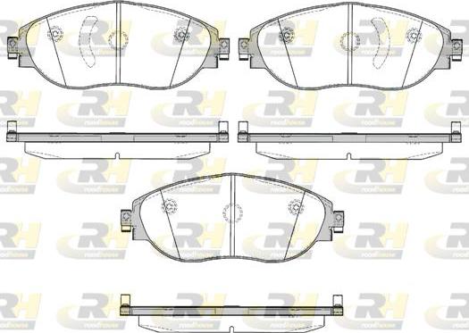 Roadhouse 21470.00 - Тормозные колодки, дисковые, комплект avtokuzovplus.com.ua