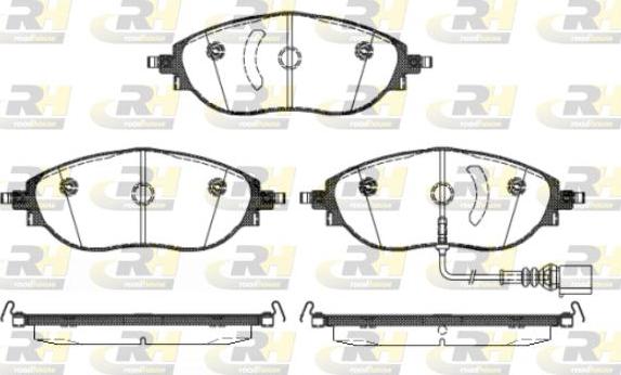 Roadhouse 21470.01 - Тормозные колодки, дисковые, комплект autodnr.net