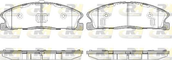 Roadhouse 21495.00 - Тормозные колодки, дисковые, комплект avtokuzovplus.com.ua