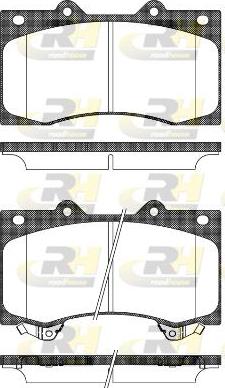 Roadhouse 21506.02 - Гальмівні колодки, дискові гальма autocars.com.ua