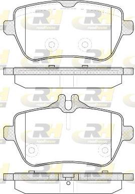 Roadhouse 21535.00 - Гальмівні колодки, дискові гальма autocars.com.ua