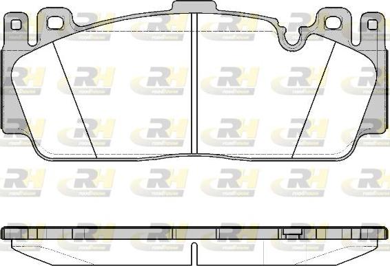 Roadhouse 21543.00 - Гальмівні колодки, дискові гальма autocars.com.ua