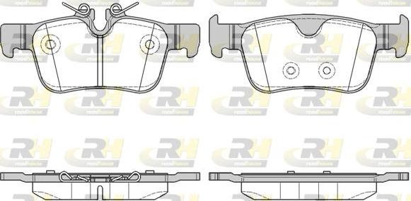 Roadhouse 21551.10 - Тормозные колодки, дисковые, комплект avtokuzovplus.com.ua