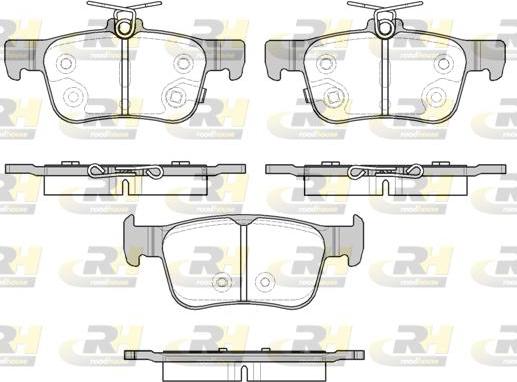 Roadhouse 21551.32 - Гальмівні колодки, дискові гальма autocars.com.ua