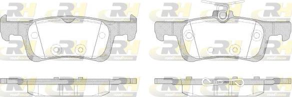 Roadhouse 21563.00 - Тормозные колодки, дисковые, комплект avtokuzovplus.com.ua