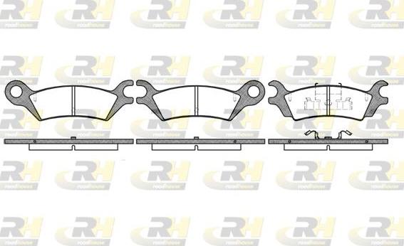 Roadhouse 2158.10 - Гальмівні колодки, дискові гальма autocars.com.ua