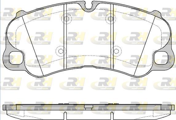 Roadhouse 21595.10 - Гальмівні колодки, дискові гальма autocars.com.ua