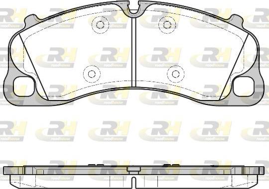 Roadhouse 21597.00 - Гальмівні колодки, дискові гальма autocars.com.ua