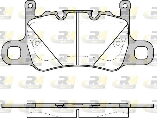 Roadhouse 21598.00 - Гальмівні колодки, дискові гальма autocars.com.ua